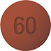 60mg OxyContin pill