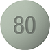 80mg OxyContin pill